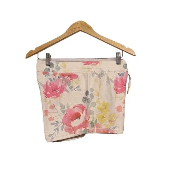 PJ Salvage Pajama Shorts Womens Large Happy Blooms Floral Print Loungewe… - Picture 5 of 9